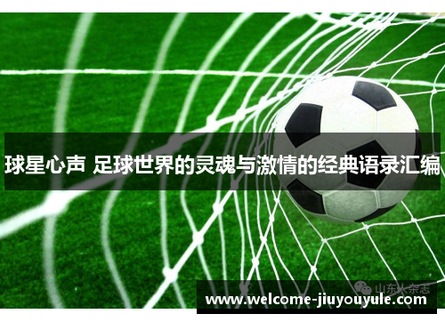 球星心声 足球世界的灵魂与激情的经典语录汇编